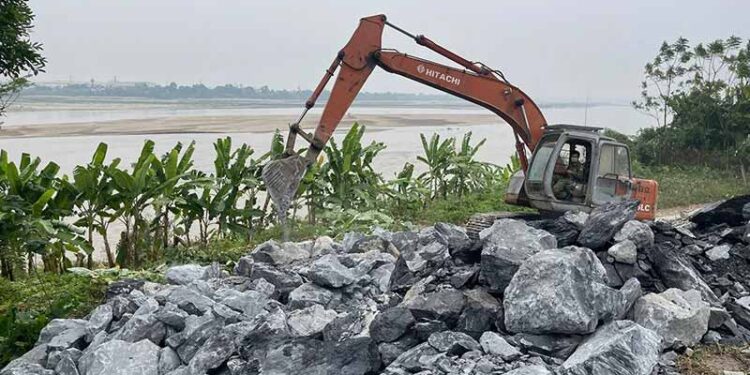 20 tỷ đồng xử lý sạt lở bờ tả sông Thao ở Phú Thọ